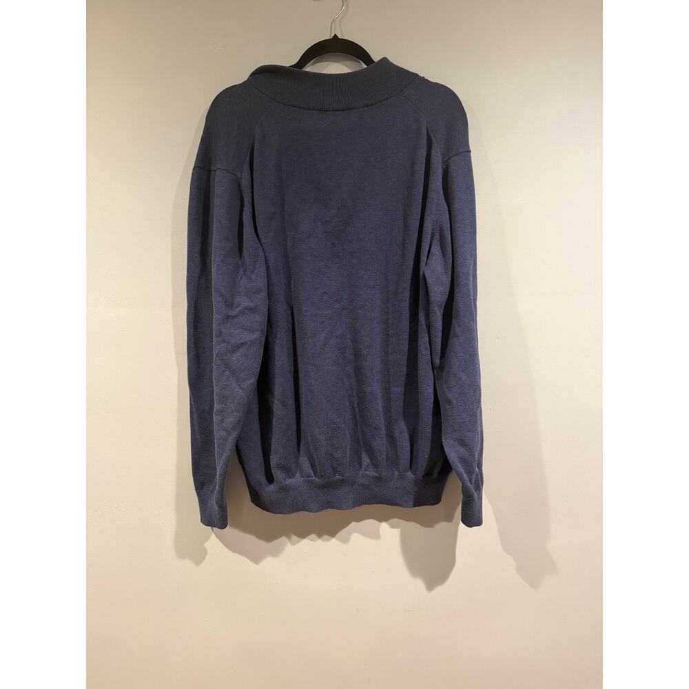 Vineyard Vines Men’s 1/4 Zip Pullover – Size XL, Navy Blue Whale Logo Cotton - Picture 4 of 4